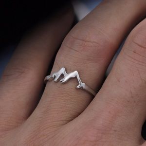 Silver Mountain Range Ring